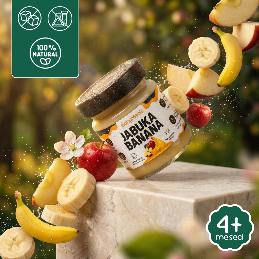 Kašica od jabuke i banane za bebe BabyMeals